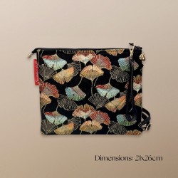 Sac Pochette Gingko Doré