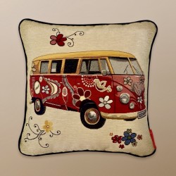 Coussin Van Vw Rouge