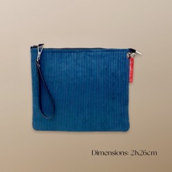 Sac Pochette Velours Côtelé B